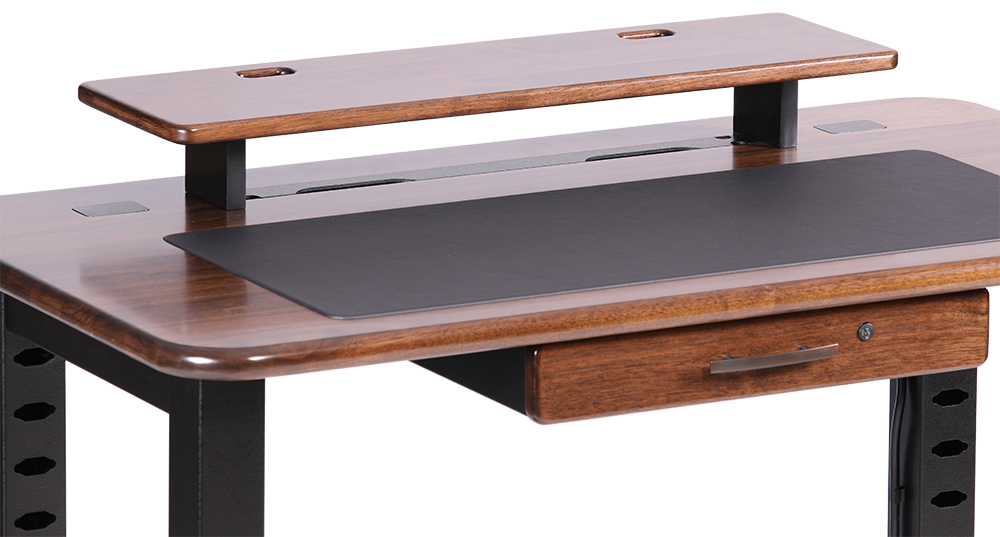 Loft Desktop Riser Shelf, Black Walnut