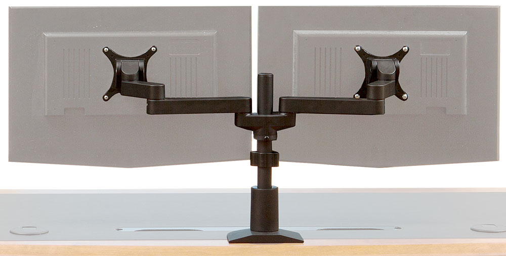 Monitor Arm - Pole Dual Monitor Arm 