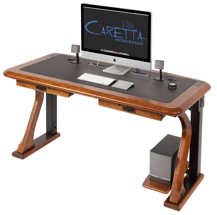 Artistic Computer Desk Full  Caretta Workspace