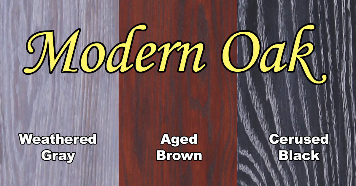 New Caretta Wood & Finish Options