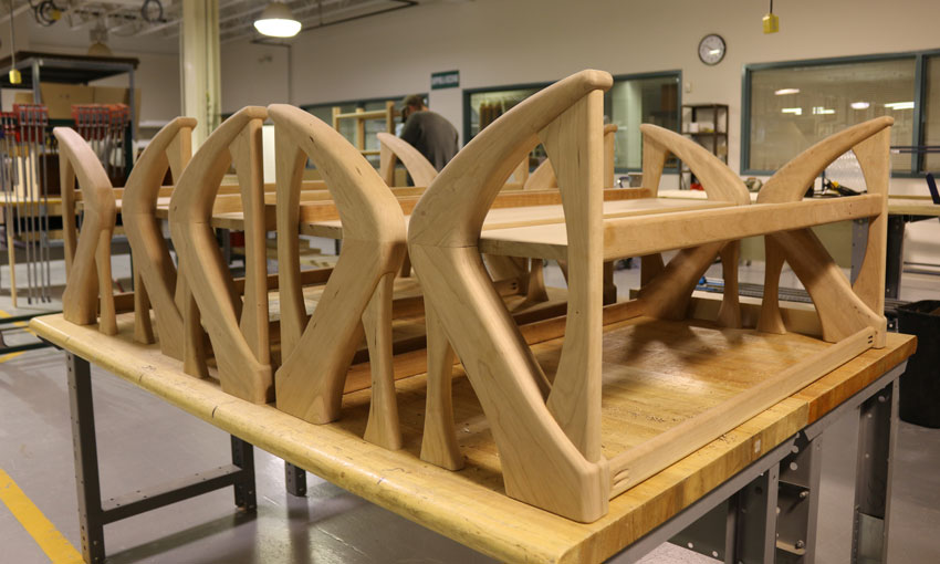 Artistic Book Shelves in Production