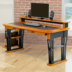 Modern Urban Computer Desk Petite, L Shaped Right - Caretta Workspace