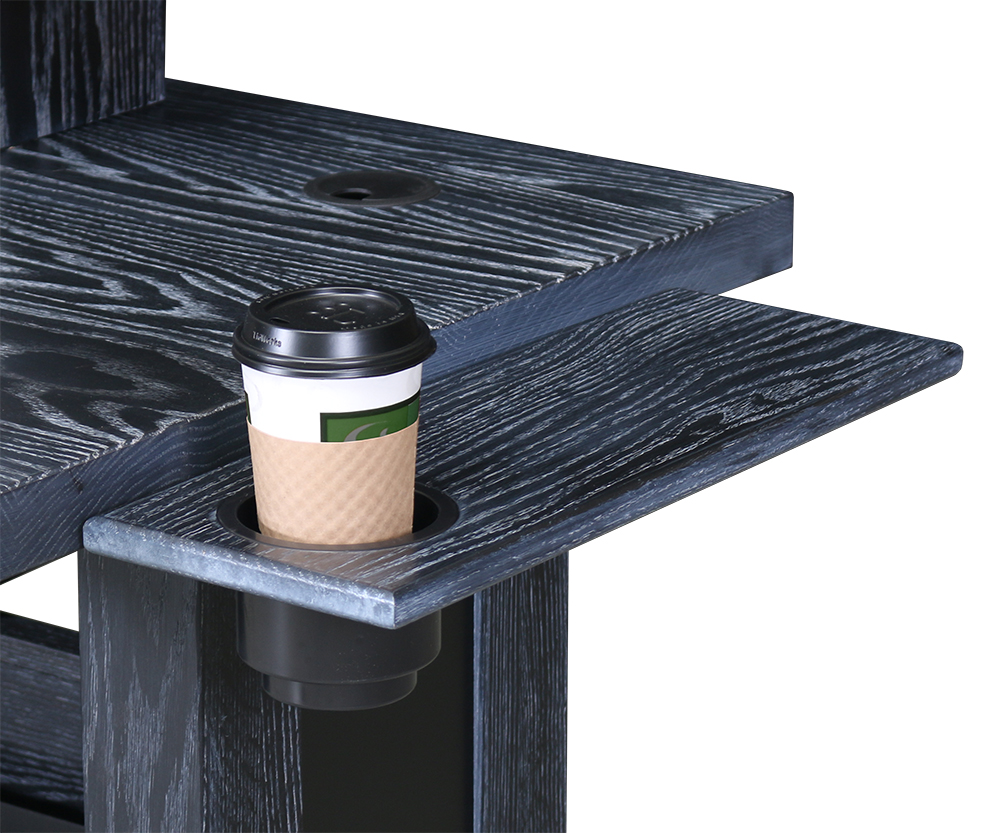 Vinton Side Shelf with Cup Holder