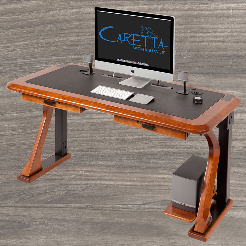 Artistic Computer Desk Full - Caretta Workspace