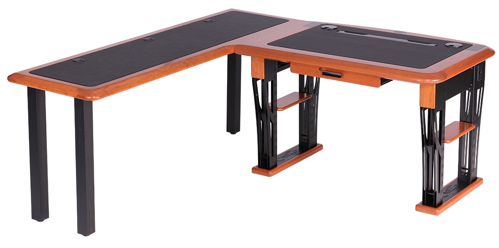 Modern Urban Computer Desk Petite, L Shaped Left - Caretta ...