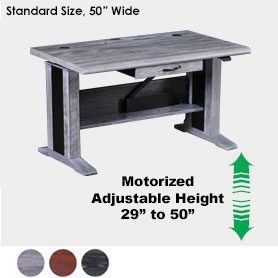 Vinton Luxury Sit-Stand Desk, Standard Size