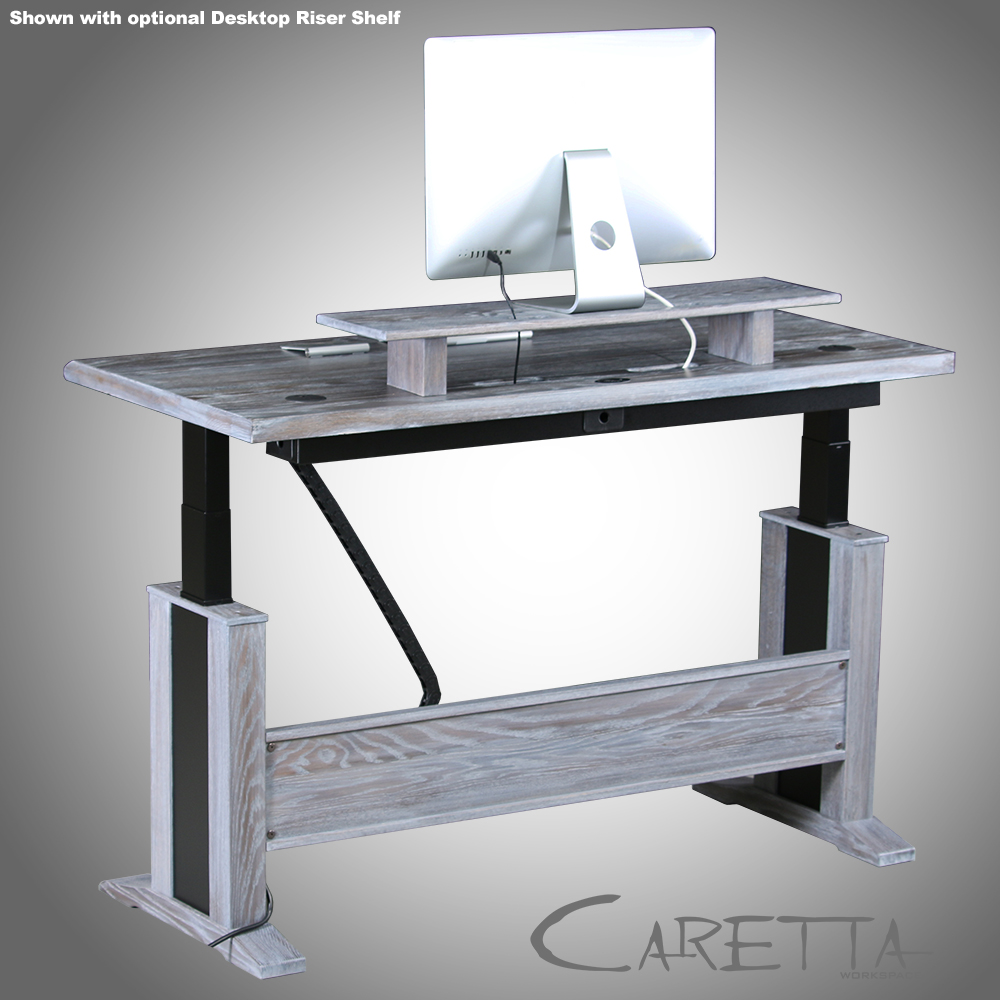 Vinton Luxury Sit Stand Desk Full Size Caretta Workspace