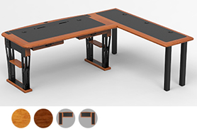 Modern Urban Desk Full, L Shaped 