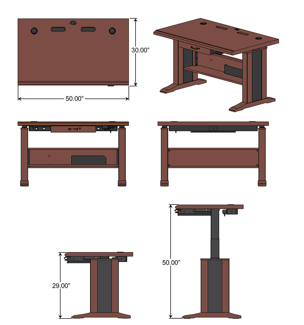 Vinton Standard Size Dimensions