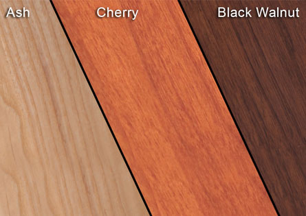 Ash, Cherry, Black Walnut