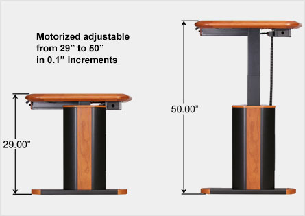 Height adjustable desk 29