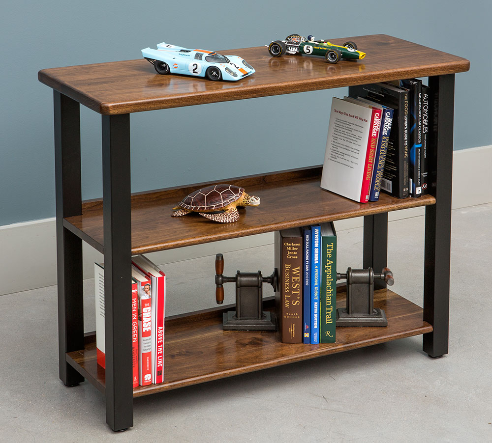 Small top bookshelf table