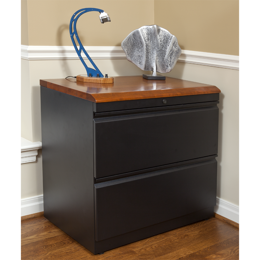 Lateral File Cabinet With Premium Wood, File Cabinet Desk Top