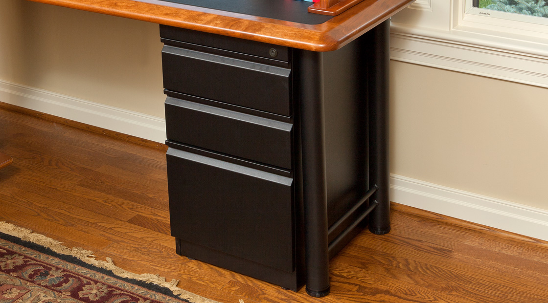 File Cabinets for L Shaped Desks